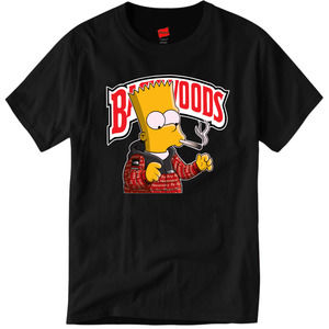 Bart Simpson Smoking T Shirt